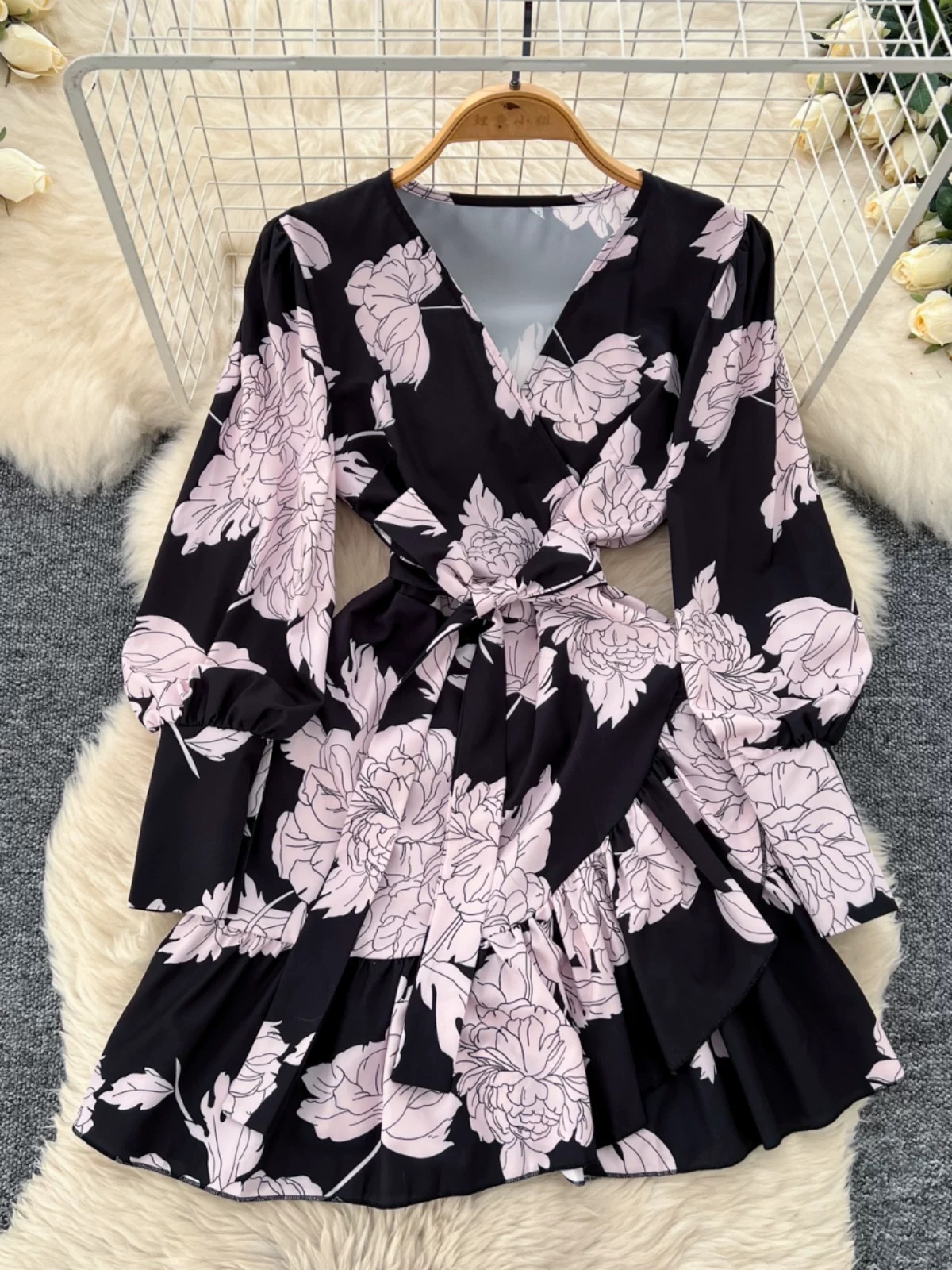 Leaving you on read print dress CD864 images